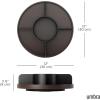 Umbra Bellwood Countertop Organizer, Natural/White(Black/Walnut)