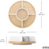 Umbra Bellwood Countertop Organizer, Natural/White(Natural/White)