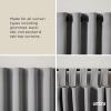 Umbra Bellwood Curtain Rod for Window Drapery, Adjustable Length 42″ to 120″, Set Includes Finials and Mounting Hardware, White/Natural(Black)