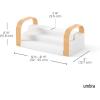 Umbra Bellwood Three-Tier Spice Shelf, Natural/White(Natural/White)