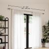 Umbra Blossom Curtain Rod for Windows, Adjustable 42″ to 120″, Nickel