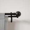 Umbra Bolas Double Curtain Rod, Nickel(Black)