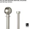 Umbra Bolas Double Curtain Rod, Nickel(Nickel)