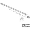 Umbra Cappa Adjustable Curtain Rod, Heavy Duty 1-1/4 Inch Diameter, 72 to 144 Inches, Nickel