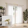 Umbra Cappa Curtain Rod, Includes 2 Matching Finials, Brackets & Hardware, 36 to 66-Inches, Gold(Gold)
