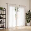 Umbra Cappa Curtain Rod, Includes 2 Matching Finials, Brackets & Hardware, 72 to 144-Inches, 2-Pack(72 to 144-inches)