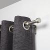Umbra Cappa Curtain Rod, Includes 2 Matching Finials, Brackets & Hardware, 72 to 144-Inches, 2-Pack(72 to 144-inches)