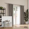 Umbra Cappa Double Curtain Rod, Includes 2 Matching Finials, Brackets & Hardware, 120 to 180-Inch, Black(Nickel)