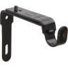 Umbra Curtain Rod Bracket – Adjustable Wall Bracket for Drapery Rod, Set of 2, Black(Black)