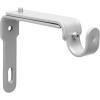 Umbra Curtain Rod Bracket – Adjustable Wall Bracket for Drapery Rod, Set of 2, Black(Nickel)