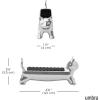 Umbra Dachsie Ring Holder – Gift for Weiner Dog Dachshund Doxie Lover – Jewelry Storage, Brass(Chrome)