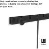 Umbra Exhibit Wall Frame with Metal Rod for Hanging-Rimless Design-Suitable for Living Room