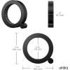 Umbra FERRIS RING HOLDER CHROME(Black)
