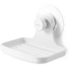 Umbra Flex Adhesive Soap Dish for Bathroom or Kitchen, Use in Shower, Tub or Sink Area, White(Soap Dish)