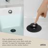 Umbra Flex Drain Stop/Hair Catcher, Black(Black)