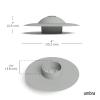 Umbra Flex Drain Stop/Hair Catcher, Black(Gray)