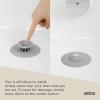 Umbra Flex Drain Stop/Hair Catcher, Black(Gray)