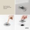Umbra Flex Drain Stop/Hair Catcher, Black(Gray)