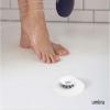 Umbra Flex Drain Stop/Hair Catcher, Black(White)