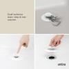 Umbra Flex Drain Stop/Hair Catcher, Black(White)