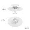 Umbra Flex Drain Stop/Hair Catcher, Black(White)