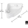 Umbra Flex Gel Lock Corner Shower Bin