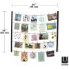 Umbra Hangit Photo Collage Fame – DIY Picture Hangers, Collage Picture Frames for Wall, 26×30, White(Black)