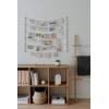 Umbra Hangup Display-DIY Frames Collage Set Includes Picture Wire Twine Cords, Wall Mounts and Clothespin Clips for Hanging Photos, Prints and Artwork, 32 x 40, White