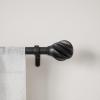 Umbra Helix Curtain Rod, 42″-120″ Inch, Black