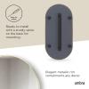 Umbra Hubba Pill Wall Mirror – Full Length Mirror with Slim Brass Frame, Modern Elongated Oval Design for Bedroom, Living Room & Entryway(Gold)
