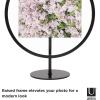 Umbra Infinity 4×6 Picture Frame, Unique Circular Photo Display for Desk or Wall, Black(4X6)