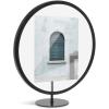 Umbra Infinity 4×6 Picture Frame, Unique Circular Photo Display for Desk or Wall, Black(5X7)