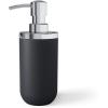 Umbra Junip Modern Resin Soap Pump, Chrome/Black (Pack of 2)
