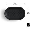 Umbra Junip Soap Pump Dispenser, Black/Chrome(Soap Dish)
