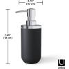 Umbra Junip Soap Pump Dispenser, Black/Chrome(Soap Dispenser)