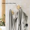 Umbra Melody Wall-Mount Coat Valet Hook, Natural/Nickel(3-Hook)