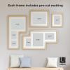 Umbra Mingle Picture Frame Gallery Set of 4, Collage Display for Photos, Prints, Artwork and More, Holds one 4×4, two 4×6, two 5×7 and three 8×10, Natural(Natural)
