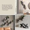 Umbra Montage Floating Wall Shelf, Metal, Set of 2, White(Black)