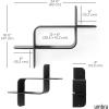 Umbra Montage Wall Shelf, Black(Black)