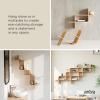 Umbra Montage Wall Shelf, Black(Natural)