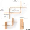 Umbra Montage Wall Shelf, Black(Natural)
