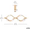 Umbra Montage Wall-Mounted Coat Rack with 6 Hooks for Jackets, Hats, Bags, and More – Modern Wood and Metal Design, White/Natural(White/Natural)