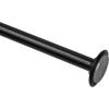 Umbra, Nickel Coretto 1/2-Inch Tension Drapery Rod for Window, 36 to 54-Inch, 244773-410-REM(Black)