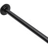 Umbra, Nickel Coretto 1/2-Inch Tension Drapery Rod for Window, 36 to 54-Inch, 244773-410-REM(Black)