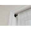 Umbra, Nickel Coretto 1/2-Inch Tension Drapery Rod for Window, 36 to 54-Inch, 244773-410-REM(Black)