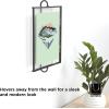 Umbra Phantom 8×10 Metal Wall-Mount Picture Frame, Floating Style, Black(8″ x 10″)