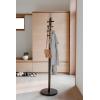 Umbra Pillar, Coat Rack, Black/Walnut(Black/Walnut)