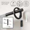 Umbra Ringlet Curtain Rod for Window, Adjustable 42″ to 120″, Gold(Black)