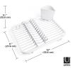 Umbra SINKIN Multi-USE Dish Rack Black(White/Nickel)