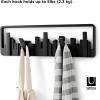 Umbra Skyline Wall Hook, Wall Hooks That Double as Wall Art, Black, Model Number: 318190-040(Black)